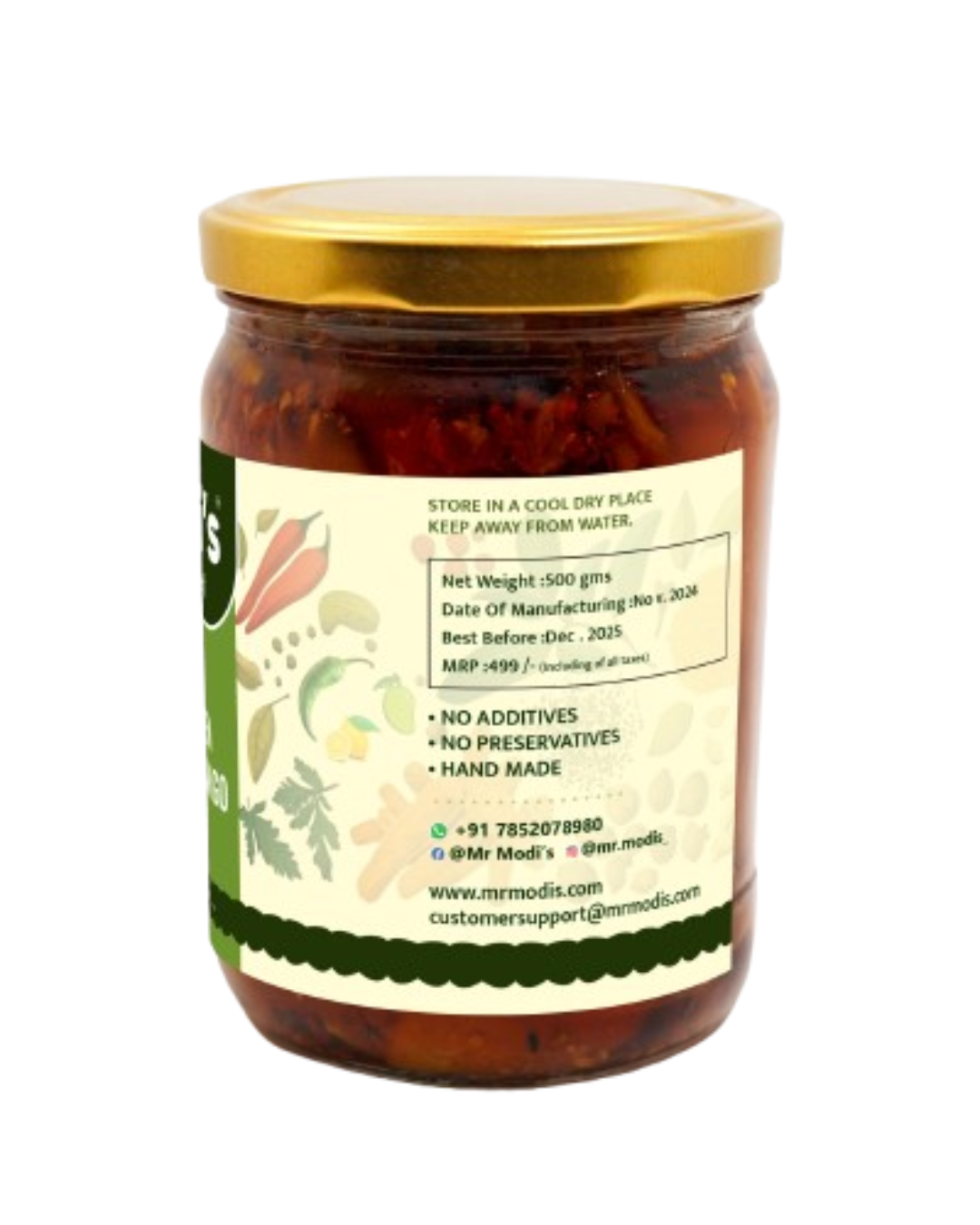 Marwadi Lemon Green Chilli & Mango Pickle