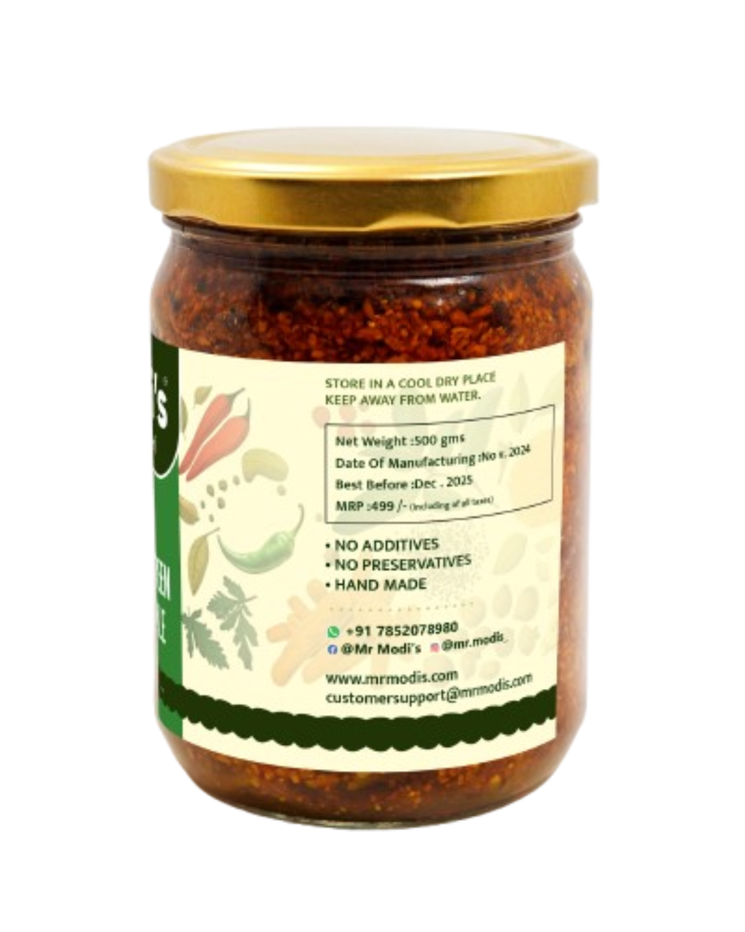Marwadi Special Green Chilli Pickle