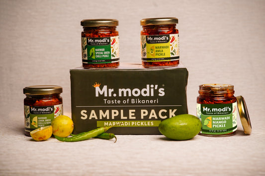 Marwadi Pickle Medley - 4-in-1 Flavor Pack (4 x 100g)